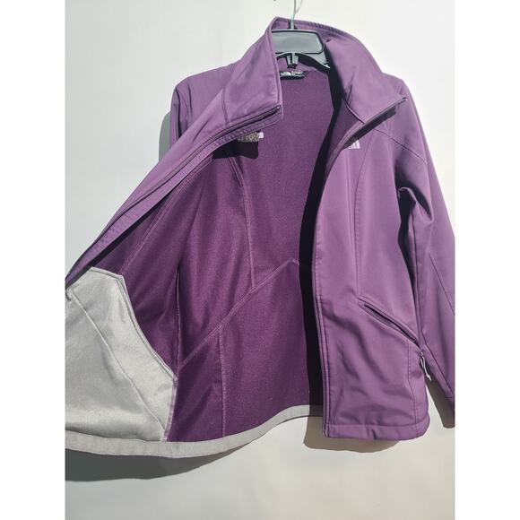 The North Face Women’s Parkslope WindWall Softshell Jacket Medium Purple GUC - Picture 3 of 7